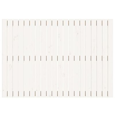 vidaXL Zidno uzglavlje bijelo 127,5x3x90 cm od masivne borovine