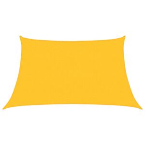 vidaXL Jedro za za&scaron;titu od sunca 160 g/m&sup2; žuto 3/4 x 2 m HDPE