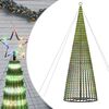 vidaXL LED božićno drvce 1544 LED &scaron;arene 500 cm