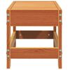 vidaXL Vrtni tabure vo&scaron;tano smeđi 62 x 30 x 32 cm od masivne borovine
