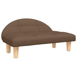 vidaXL Krevet za pse smeđi 70x52x30 cm od tkanine