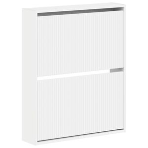 vidaXL Ormar za cipele na zidu ARNHEM 71 x 17 x 86 cm Bijela