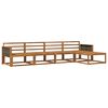 vidaXL Set vanjskih sofa 5 kom. Prirodna Čvrsto drvo akacije