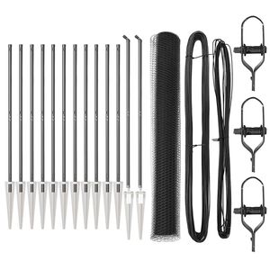 vidaXL Heksagonalna ograda s stubom 25 x 1,2 m Čelik premazan PVC-om