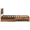 vidaXL Krevetna konstrukcija Staro drvo 90 x 200 cm Konstruirano drvo