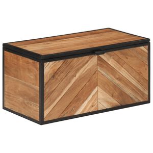vidaXL Kutija za pohranu 60x30x30 cm masivno drvo bagrema i željezo