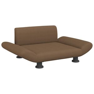 vidaXL Krevet za pse smeđi 70 x 45 x 28 cm od tkanine