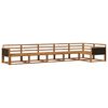 vidaXL Set vanjskih sofa 6 pcs Prirodna Čvrsto drvo akacije
