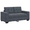 vidaXL Dvosjed tamno sivi 160x77x82 cm bar&scaron;un