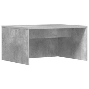 vidaXL Stol za zid Betonski sivi Konstruirano drvo 60 x 45 x 30 cm