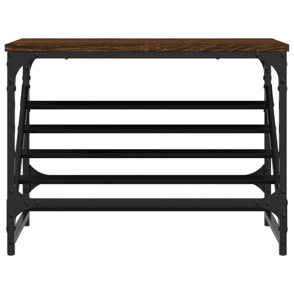 vidaXL Stalak za cipele boja hrasta 60 x 30 x 45 cm konstruirano drvo