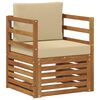 vidaXL Set vanjskih sofa Čvrsto drvo akacije i poliester