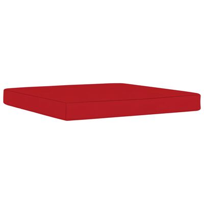 vidaXL 10-dijelna vrtna garnitura s crvenim jastucima