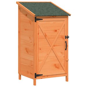 vidaXL Vrtna &Scaron;upa Smeđa 59,5 x 56 x 113,5 cm Čvrsto drvo jele