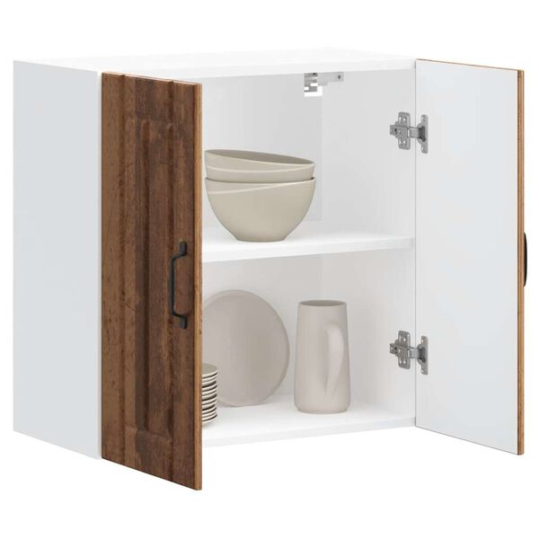 vidaXL Kuhinjski zidni ormarić Lucca boja drva konstruirano drvo