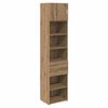 vidaXL Highboard Umjetnički hrast 50 x 42,5 x 225 cm Konstruirano drvo