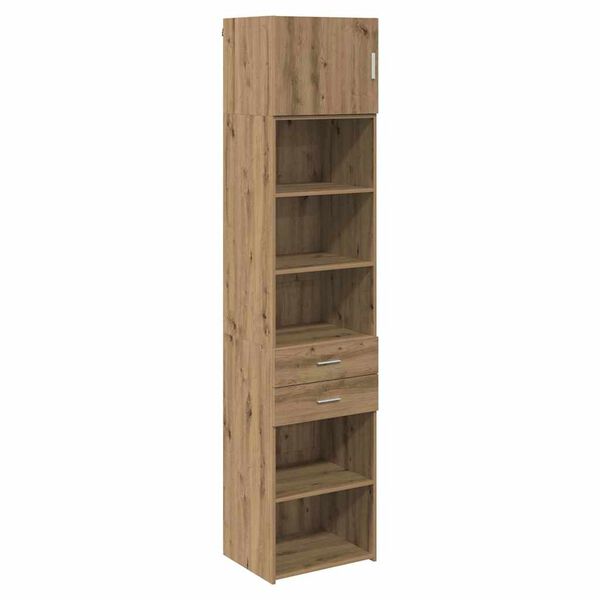 vidaXL Highboard Umjetnički hrast 50 x 42,5 x 225 cm Konstruirano drvo