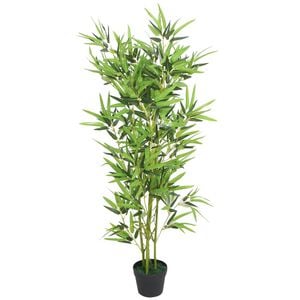 vidaXL Umjetni Bambus s Lončanicom 120 cm Zeleni
