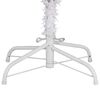 vidaXL Umjetno božićno drvce Bijelo 240 cm PVC i metal