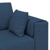 vidaXL Tkaninska sofa s jastukom Plava 208 cm tkanina