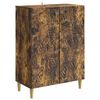 vidaXL Postol Dimljeni hrast 66 x 34,5 x 90 cm Konstruirano drvo
