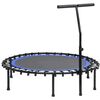 vidaXL Trampolin za vježbanje s ručkom i sigurnosnim jastučićem 122 cm