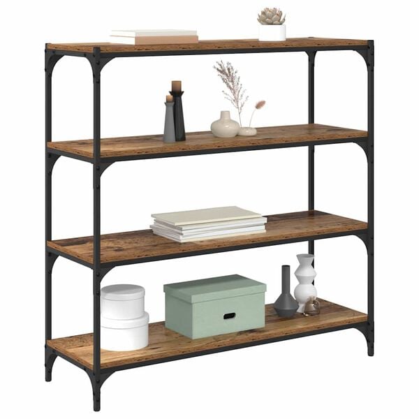 vidaXL Ormarić za knjige Staro drvo 100 x 33 x 100 cm