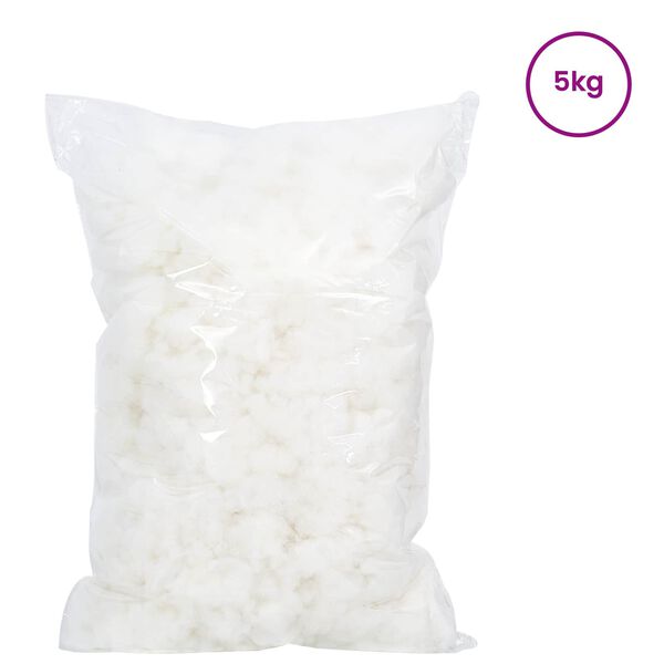 vidaXL Vlakno Punjenje Bijeli 5 kg Poliester