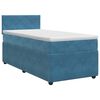 vidaXL Boxspring krevet s madracem Tamno plava 80 x 200 cm Bar&scaron;un