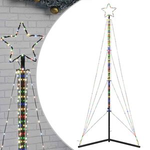 vidaXL LED božićno drvce 483 LED &scaron;arene 240 cm