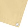 vidaXL Balcony ekran Pijesak 100 x 700 cm Oxford tkanina