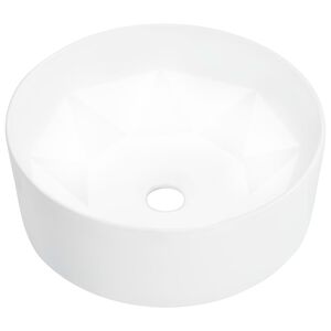 vidaXL Umivaonik 36 x 14 cm keramički bijeli