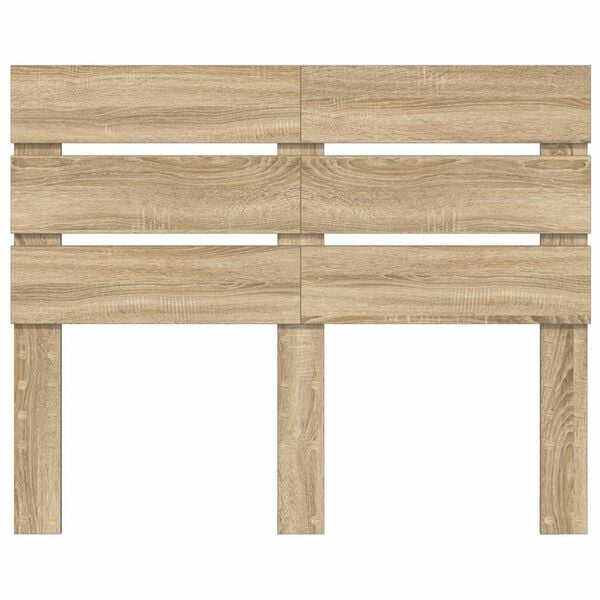 vidaXL Uzglavlje Sonoma hrast 120 cm Konstruirano drvo