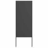 vidaXL Privatnost u vrtu Crna 50 x 140 cm Hladno valjana čelična