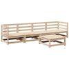 vidaXL 5-dijelni set vrtnih sofa od masivne borovine