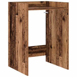 vidaXL Ormar za perilicu rublja Staro drvo 67,5 x 62 x 97 cm