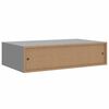 vidaXL Zidne police s ladicom 2 kom sive 40 x 23,5 x 10 cm MDF
