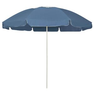 vidaXL Suncobran za plažu plavi 240 cm