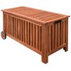 vidaXL Vrtna drvena kutija za odlaganje 118 x 52 x 58 cm