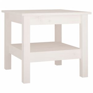 vidaXL Klub stolić bijeli 45x45x40 cm masivno drvo bor