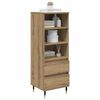vidaXL Highboard Umjetnički hrast 40 x 36 x 110 cm Konstruirano drvo