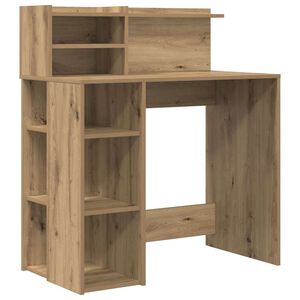 vidaXL Stol Umjetnički hrast Konstruirano drvo 90 x 48 x 101,5 cm