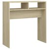 vidaXL Konzolni stol boja hrasta sonome 78x30x80 cm konstruirano drvo