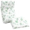 vidaXL Sklopiva ležaljka s uzorkom li&scaron;ća 175x54x8,5 cm Oxford tkanina