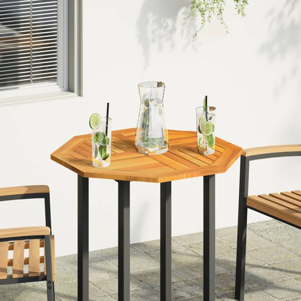 vidaXL Stolna ploča 70x70x2 cm osmerokutna od masivnog drva bagrema