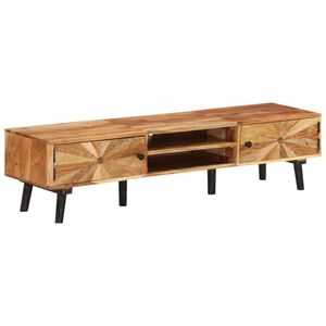 vidaXL TV ormarić 145 x 35 x 35 cm od masivnog bagremovog drva