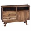 vidaXL Kreveta Prirodna 100 x 30 x 68 cm Čvrsto teak drvo