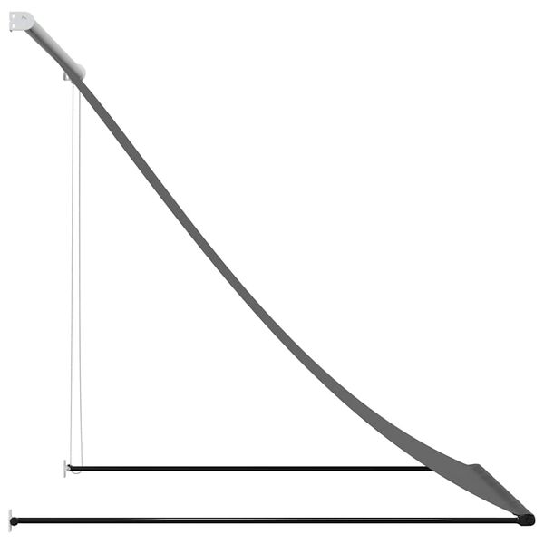 vidaXL Tenda na uvlačenje antracit 100 x 150 cm od tkanine i čelika