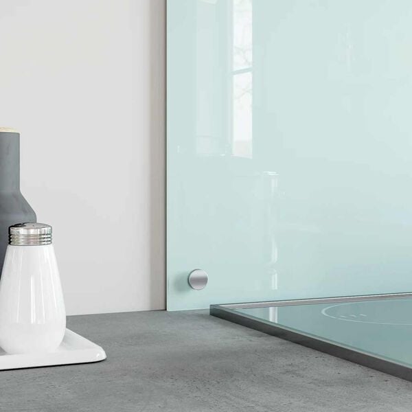 vidaXL Kuhinjska za&scaron;tita od prskanja mliječna 70 x 40 cm kaljeno staklo