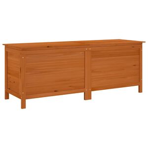 vidaXL Vrtna kutija za pohranu smeđa 150x50x56,5 cm masivna jelovina